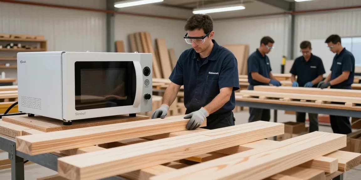 Traitement du bois avec Shashel® pour éliminer les insectes nuisibles.